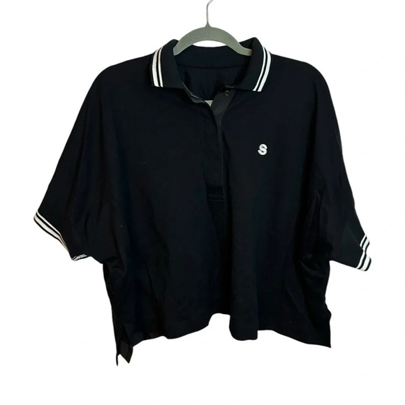Sacai S Pique Polo Shirt - Picture 1 of 3